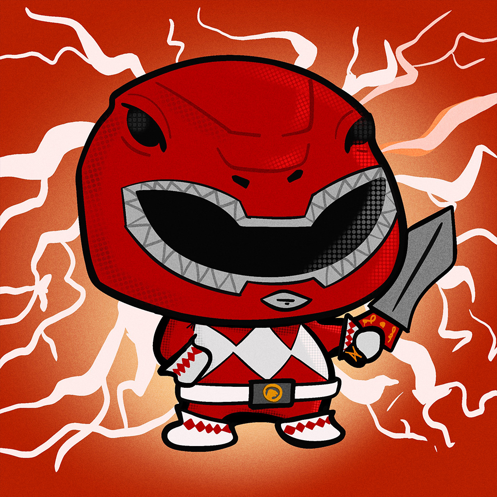 RetroBaby #0005 (Red Ranger RetroBaby)
