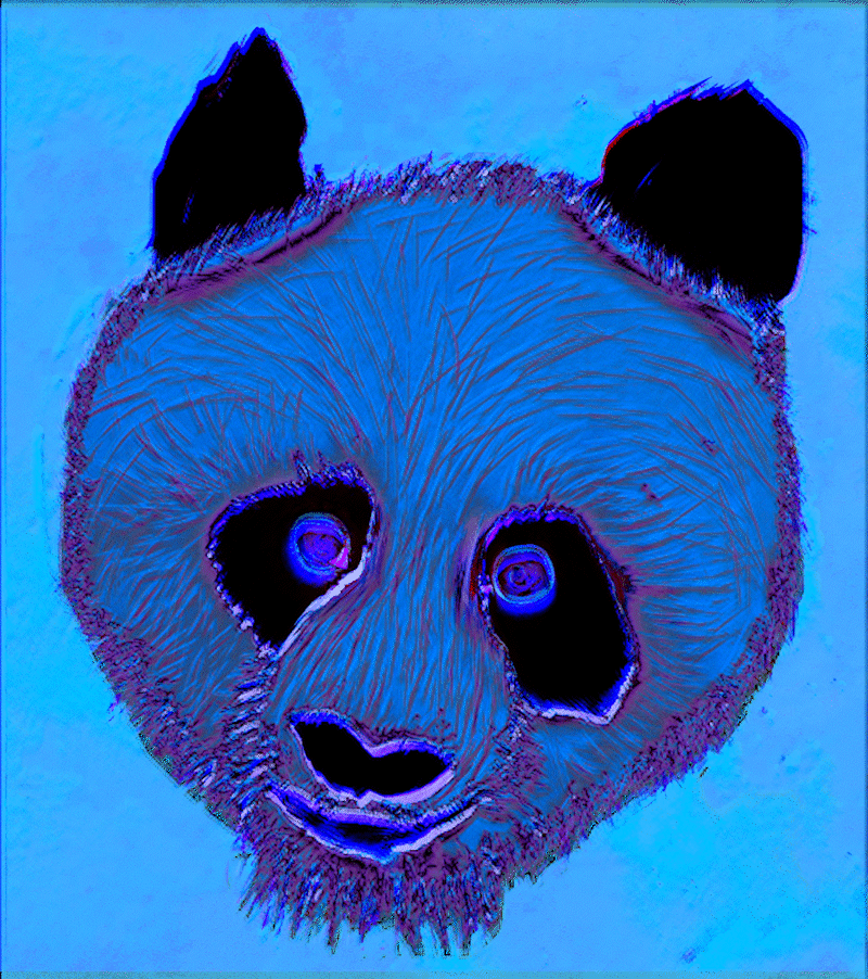 Blue Panda God