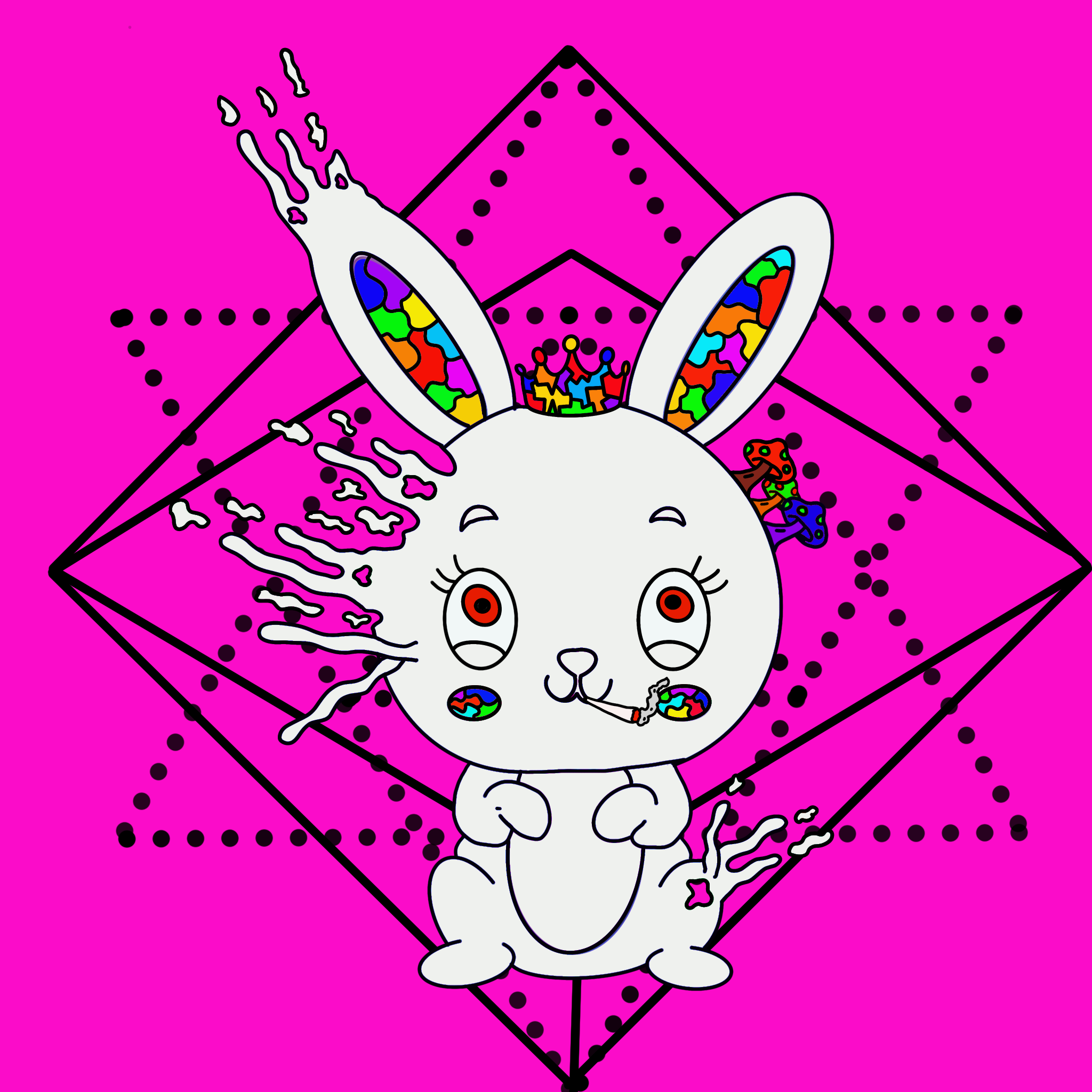 Trippy Bunny #977