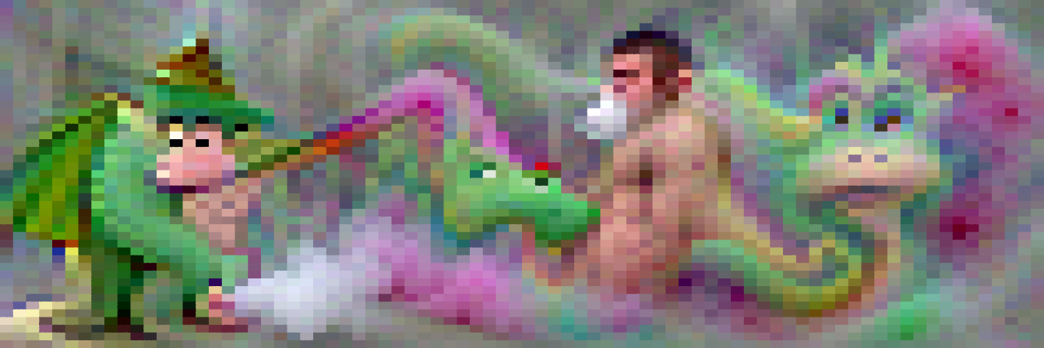Puff the Magic Dragon searching for freedom as an ape semen extraction specialist