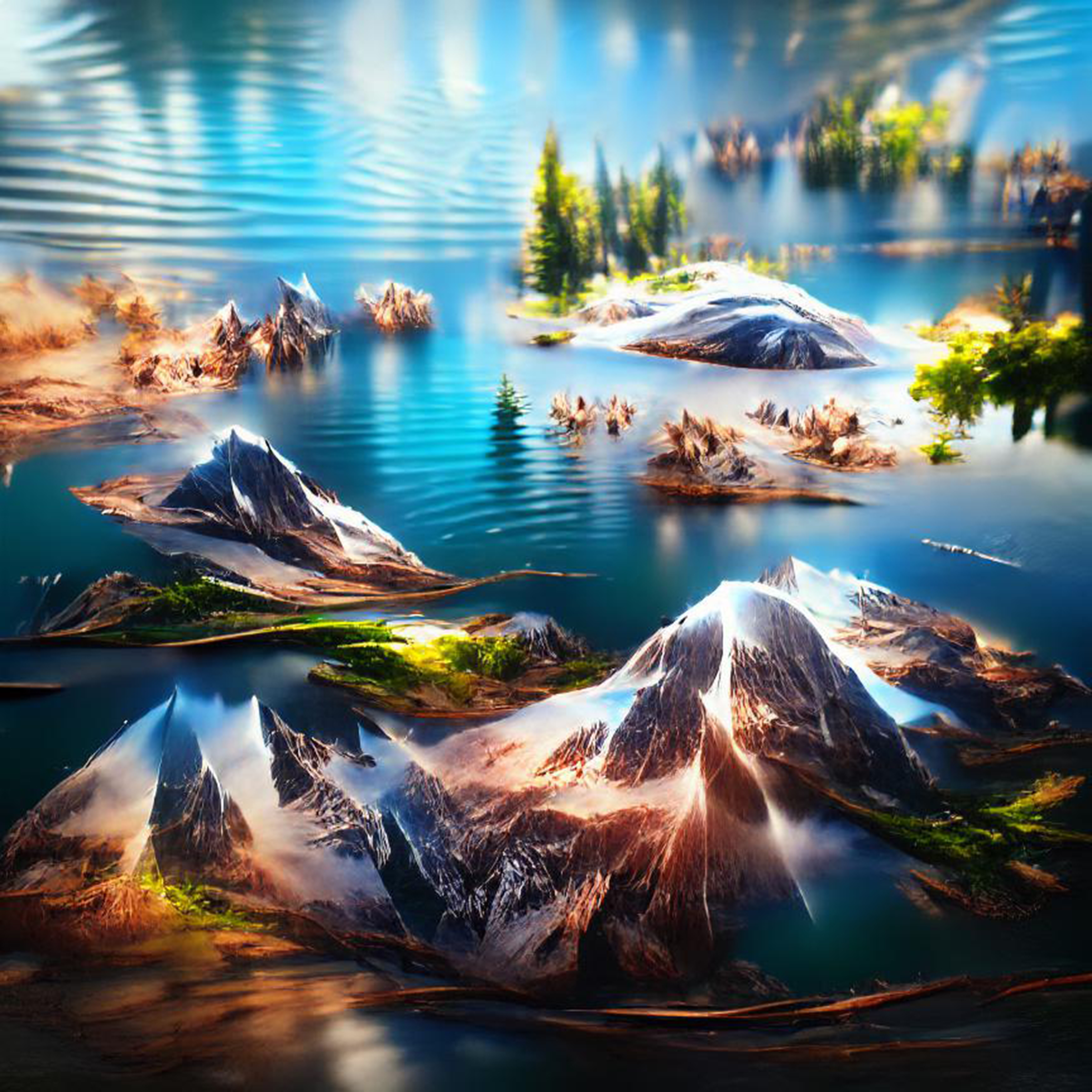 Lake Of Mountains