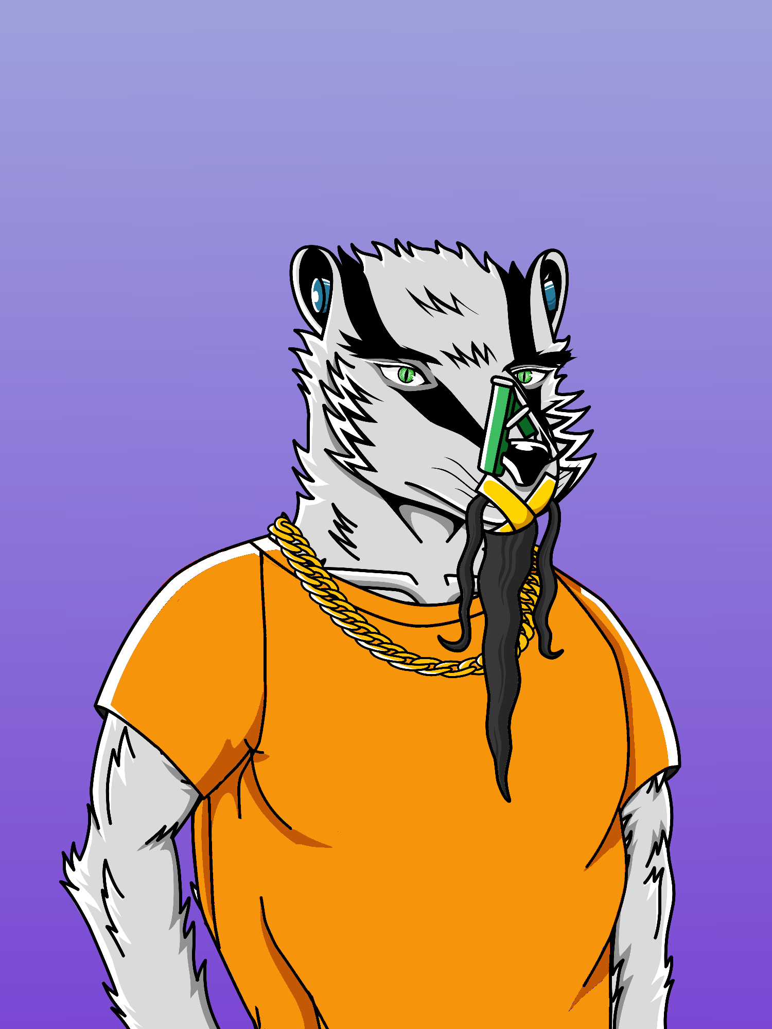 Bold Badger #6550 - Bold Badgers - SolanaKit NFT