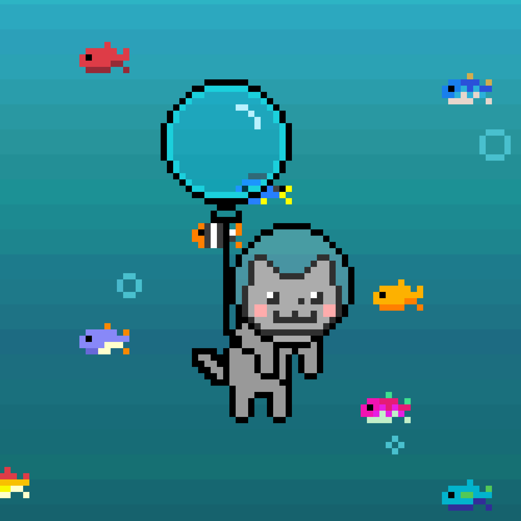 Aqua Nyan Balloon