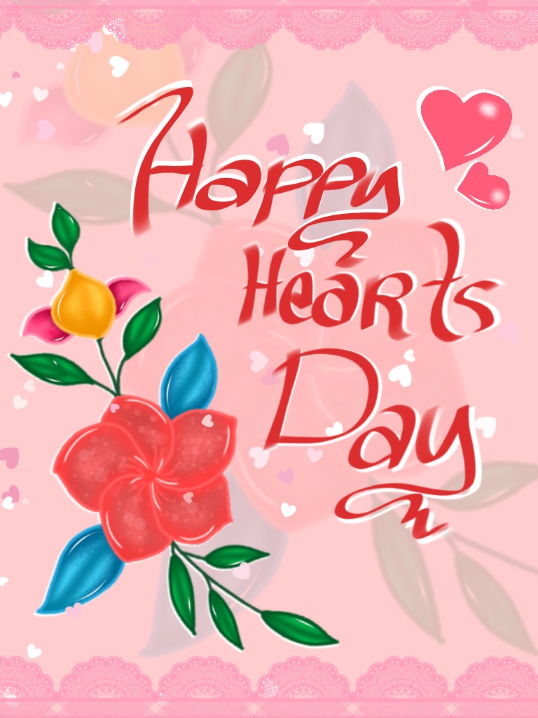Happy Hearts Day Valentine Card