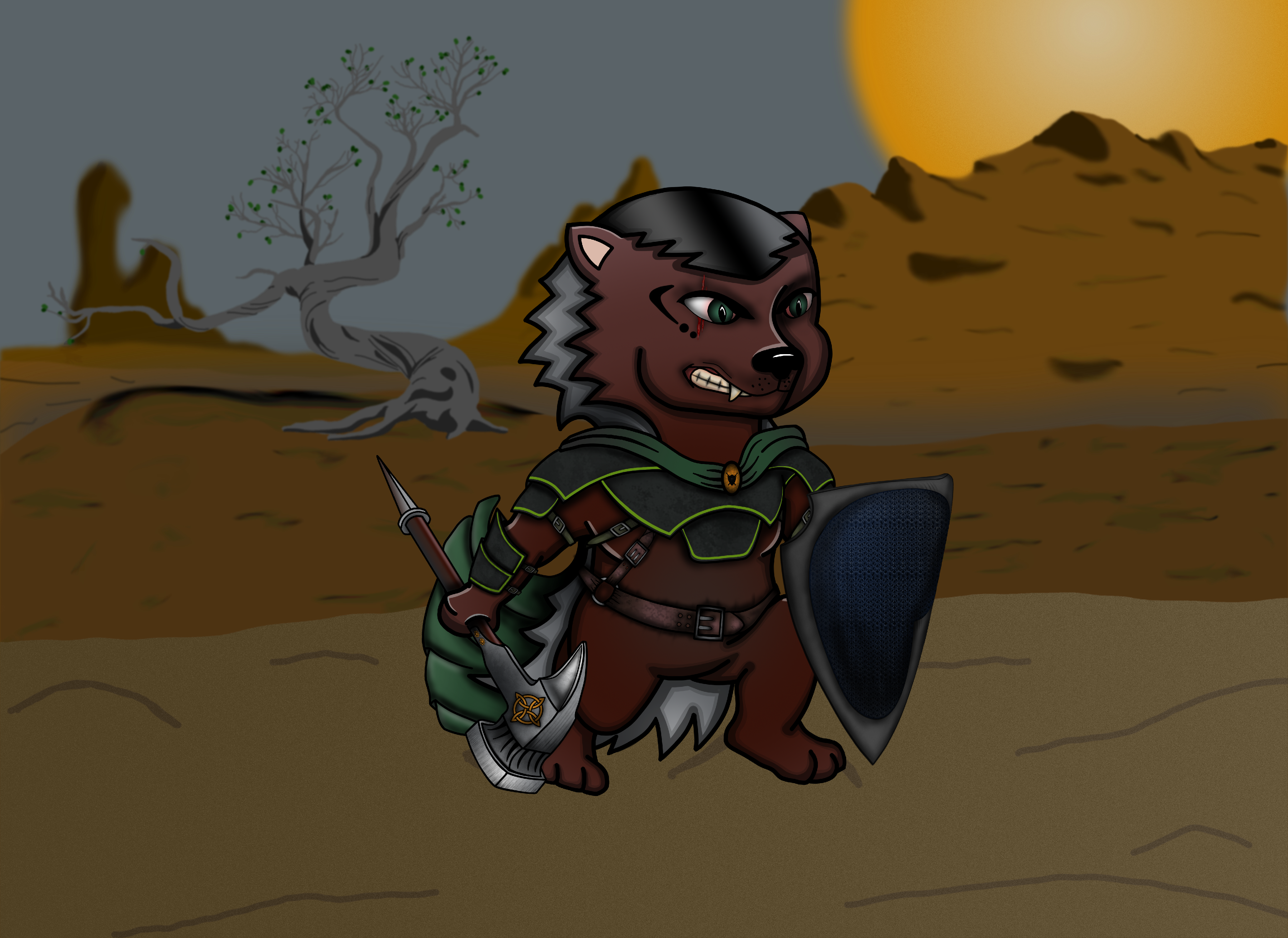 Badger Warrior #1342