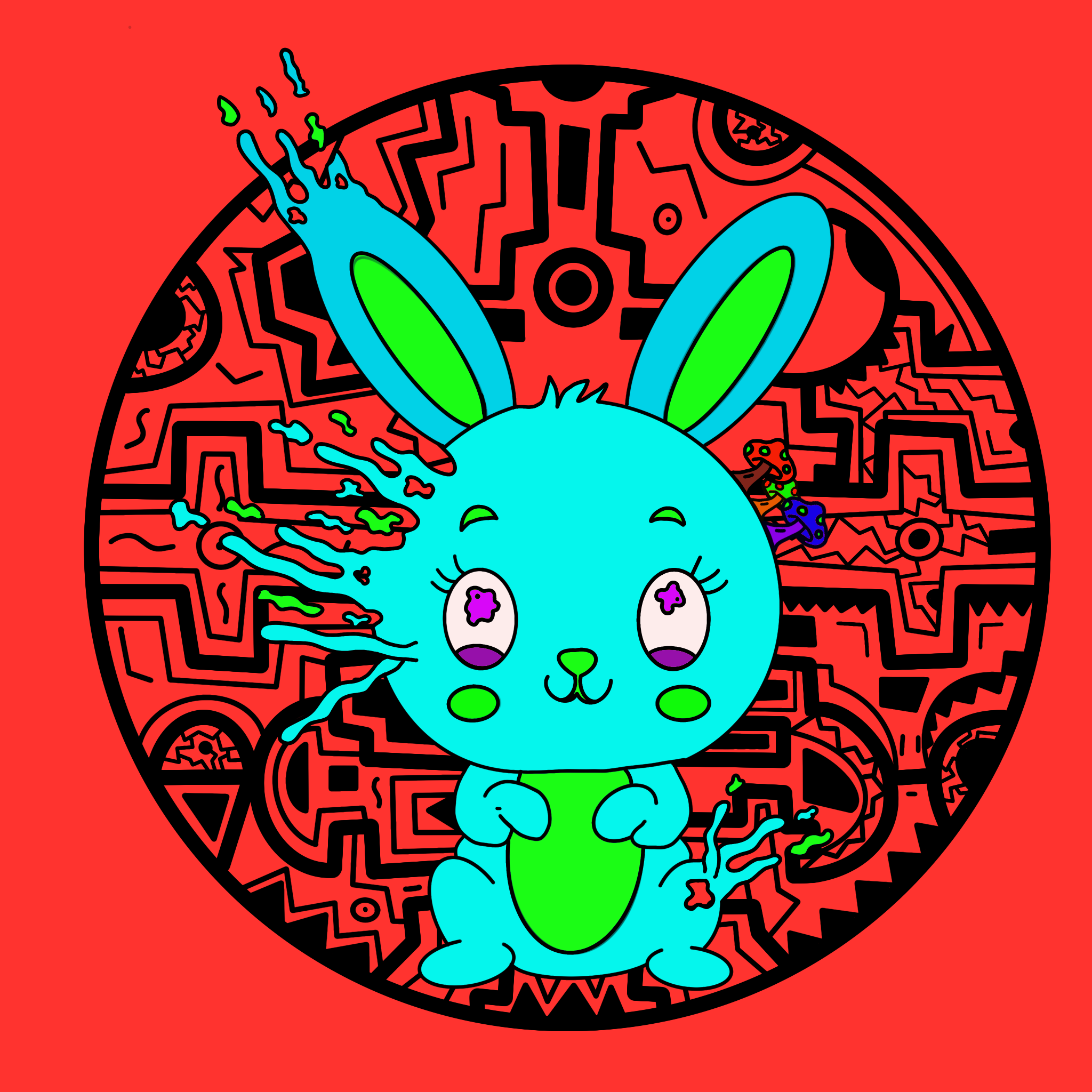 Trippy Bunny #937