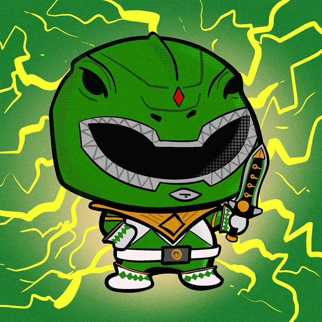 RetroBaby #0006 (Green Ranger RetroBaby)