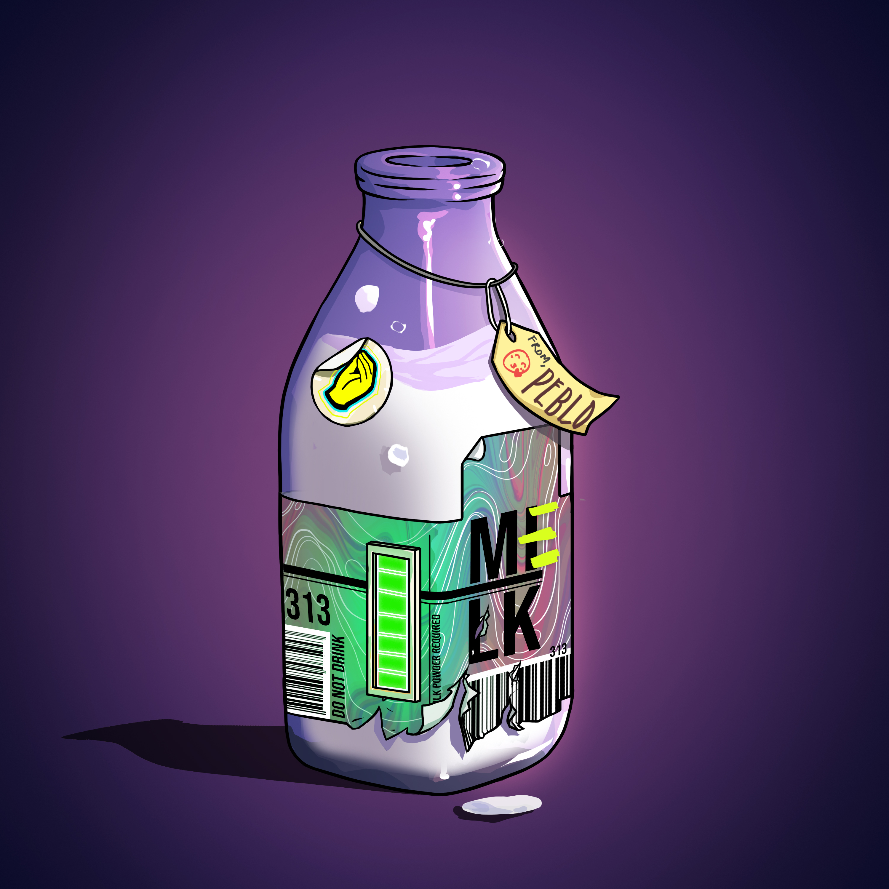 melk bottle
