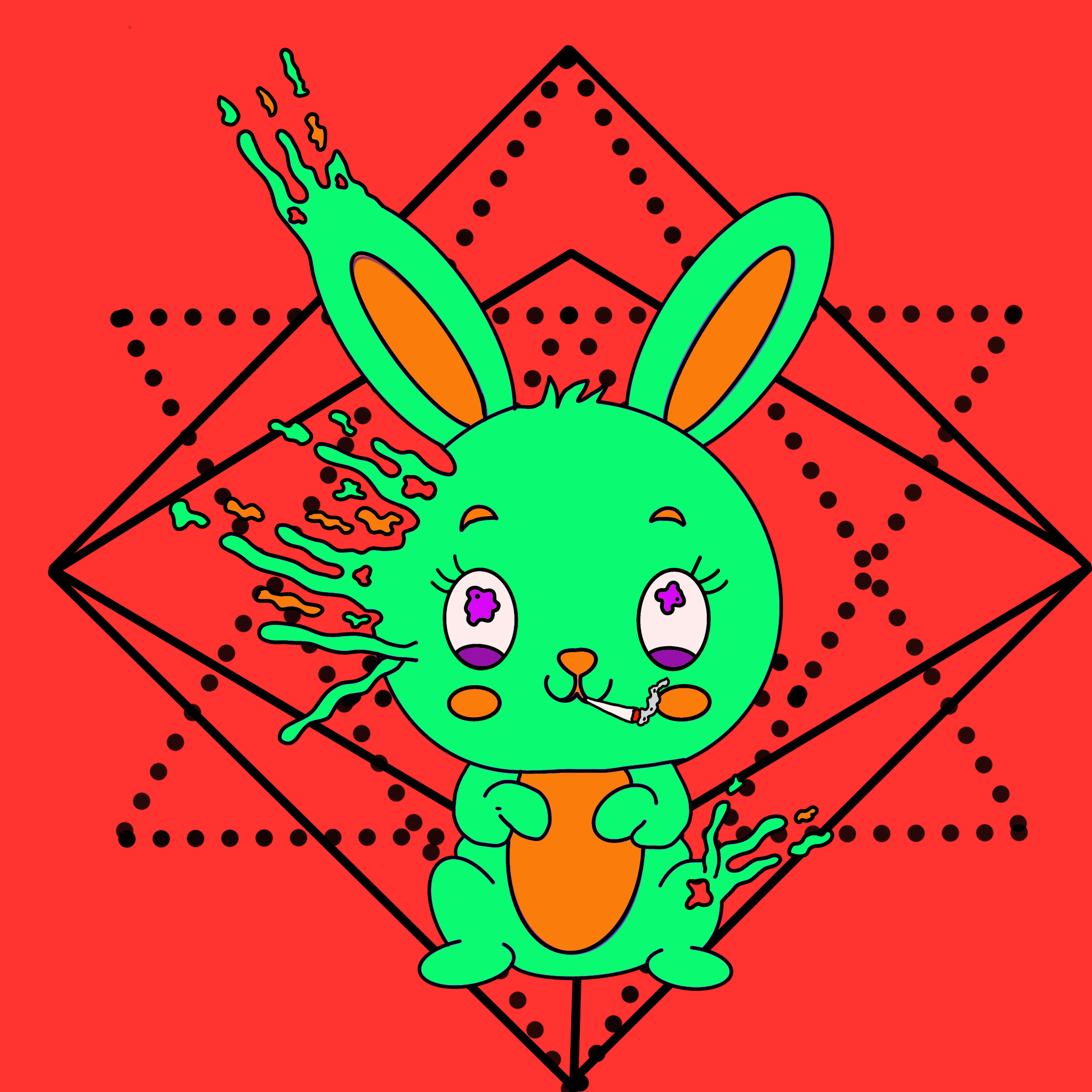 Trippy Bunny #612